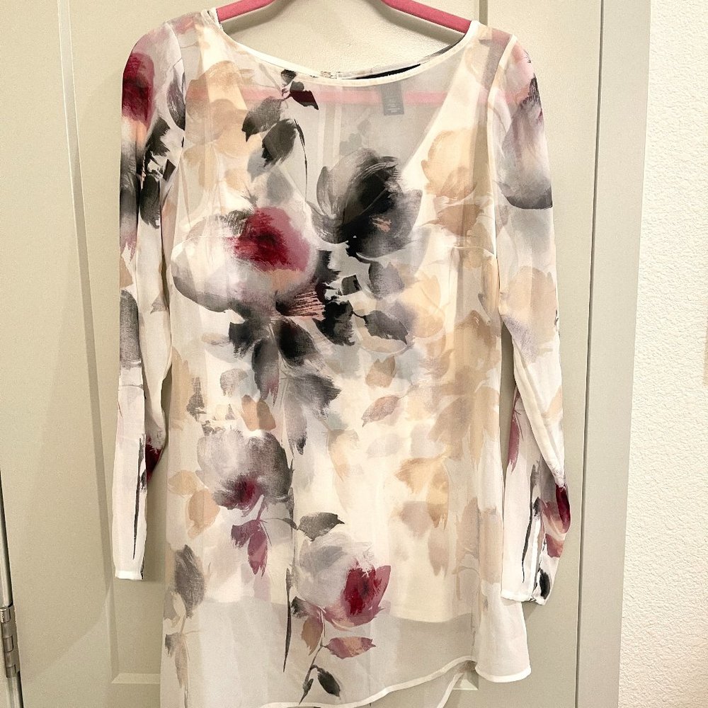 Floral tunic top